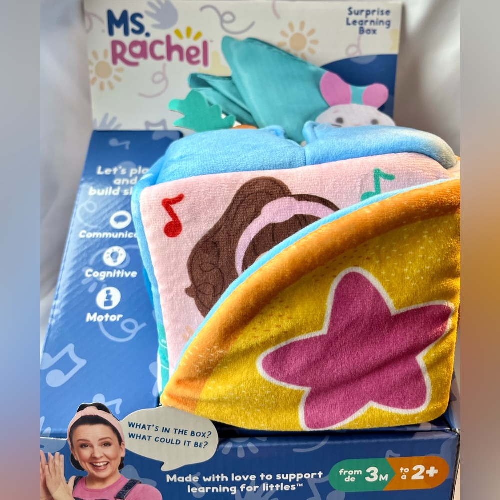 Ms. Rachel Official Surprise Plush Learning Box Age 3 Months to 2+ NEW - Picture 10 of 14